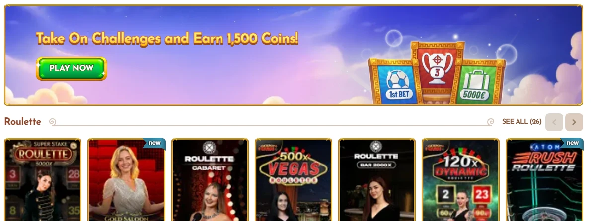 Bonus promozionale Bethall esclusivo